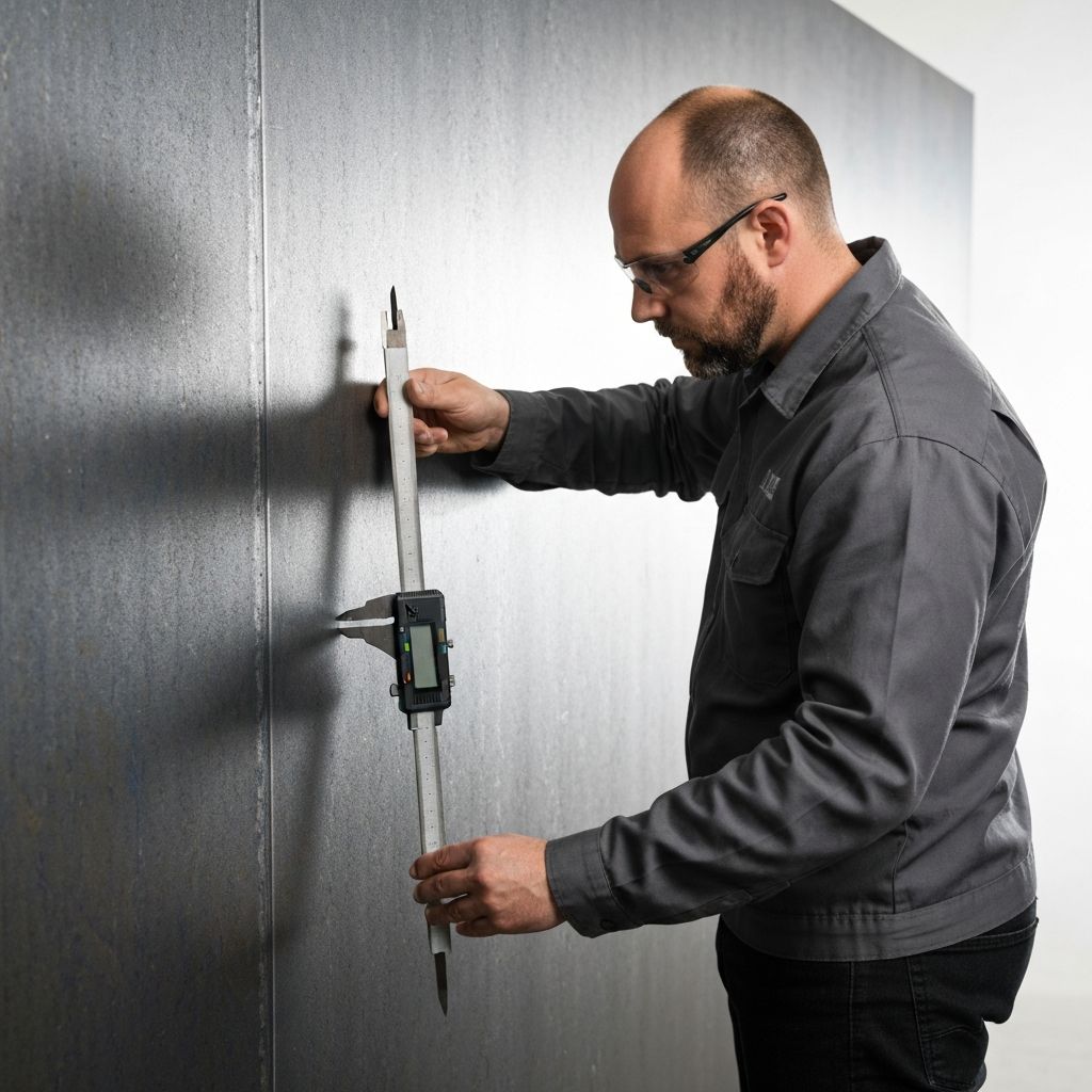 Quality inspection of steel plate